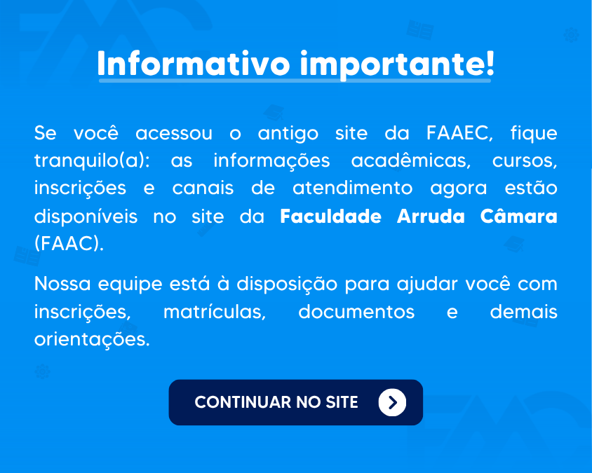 Informativo FAAC Mobile - Faculdade Arruda Camara